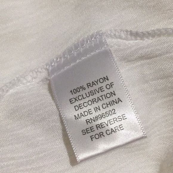 Krazy Kat Gauze w/ Crochet Trim White Blouse - Picture 6 of 9